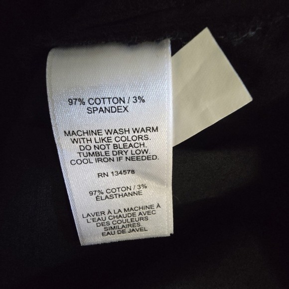 Vineyard Vines Womans Top XS Black Velvet‎ Trim Popover Collared Shirt - Picture 7 of 8